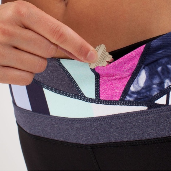 Reversible Groove Crop Yoga Pilates Workout Leggings Capris Lounge Pants - Picture 9 of 15